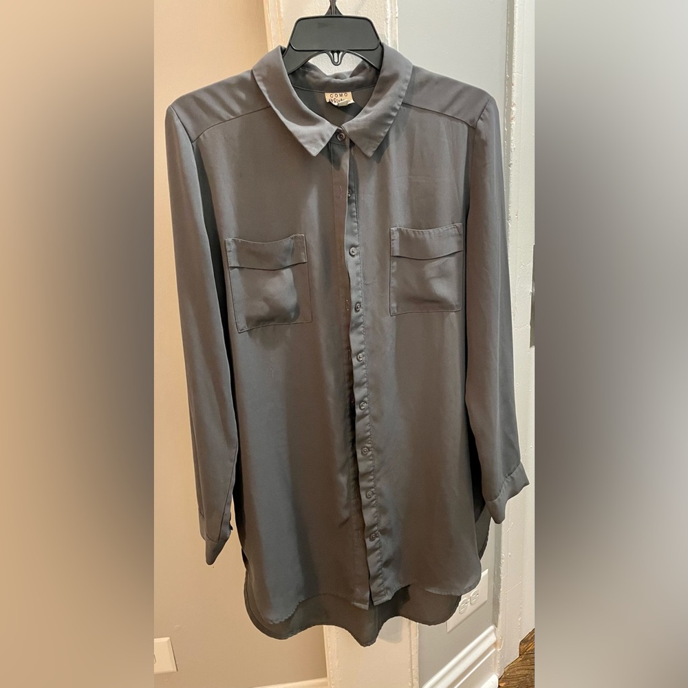 Como Vintage Long Button Down